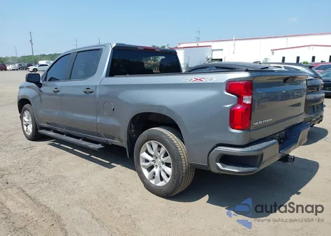 2021 Chevrolet Silverado 1500 4Wd Standard Bed Custom z USA, uszkodzony, nr VIN 1GCPYBEH3MZ189987